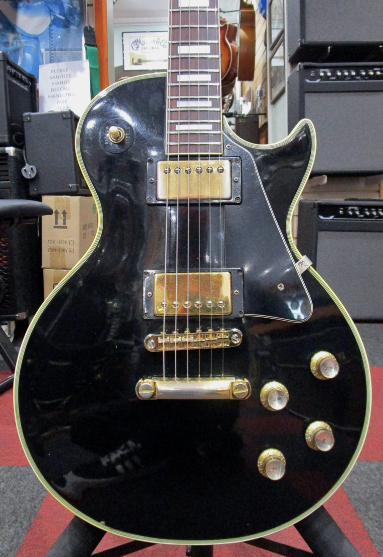 IBANEZ CUSTOM LES PAUL COPY BLACK - Wizard Guitars