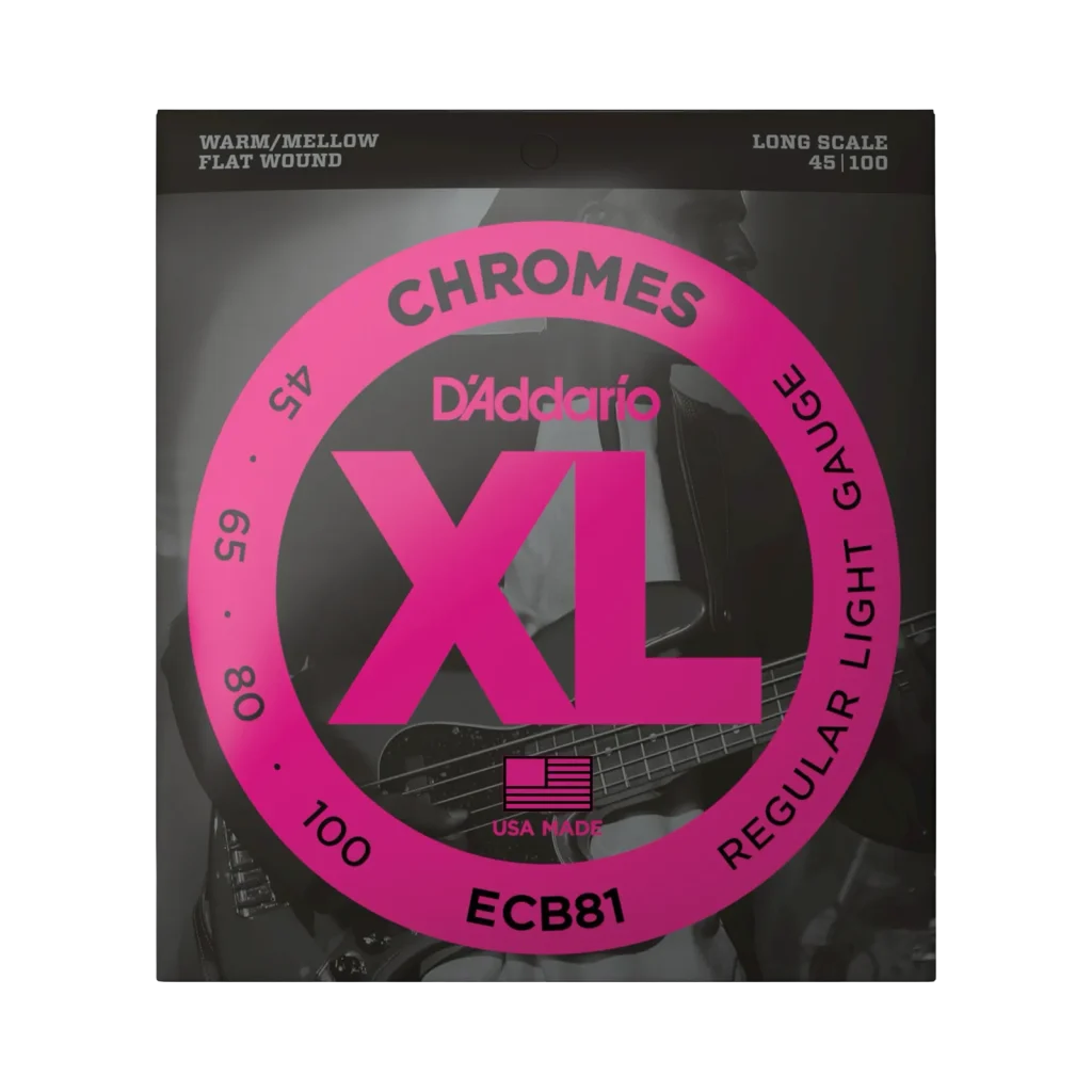 D'Addario XL Chromes Bass ECB81