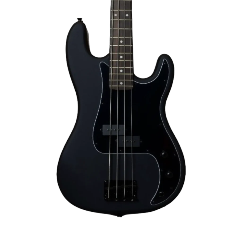 Gould P Bass Style Black Satin Close